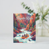Payette River, Idaho, USA Postkarte (Stehend Vorderseite)