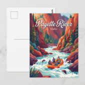 Payette River, Idaho, USA Postkarte (Vorne/Hinten)