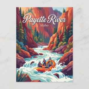 Payette River, Idaho, USA Postkarte
