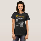 Payment Web Developer Sprichwort Web Developer T-Shirt (Vorne ganz)