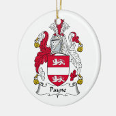 Payne Familienwappen Keramikornament (Links)