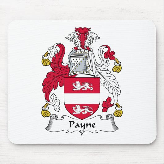 Payne Familienwappen Mousepad (Vorne)