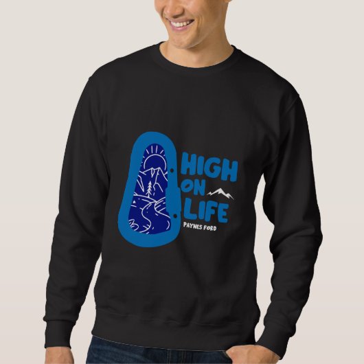 Paynes Ford Alpinismus Neuseeland Sweatshirt (Vorderseite)