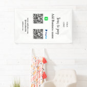 Paypal Cashapp Scan zur Zahlung von QR Name hinzuf Banner (Insitu)