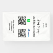 Paypal Cashapp Scan zur Zahlung von QR Name hinzuf Banner (Horizontal)