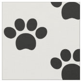 Paypal Print Cat Hund niedlich schwarz-weiß Stoff (Nahaufnahme)