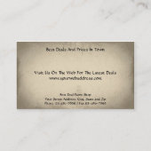 Paypal Shop Business Card Visitenkarte (Rückseite)