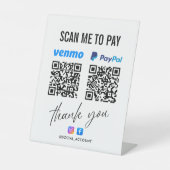 PAYPAL VENMO QR CODE SCAN ZU BEZAHLEN DANK SOCKELSCHILD (Vorderseite)