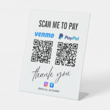 PAYPAL VENMO QR CODE SCAN ZU BEZAHLEN DANK