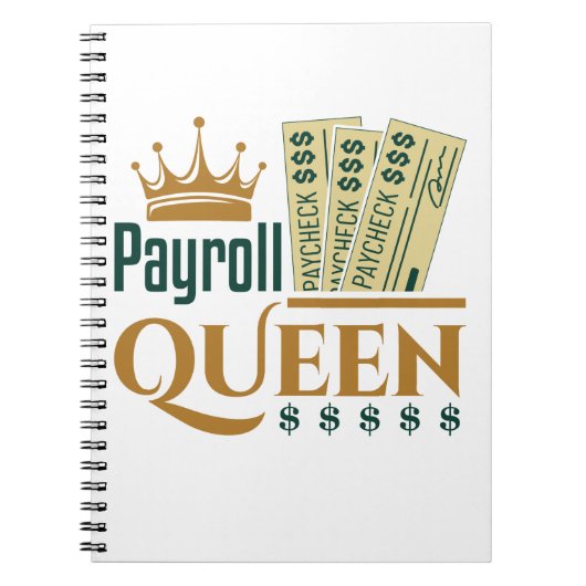 Payroll Queen Notizblock (Vorderseite)
