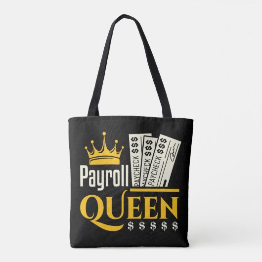 Payroll Queen Tasche (Rückseite)