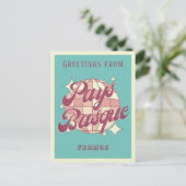 Pays Baskische Frankreich Urlaub Retro Postcard Postkarte (Stehend Vorderseite)