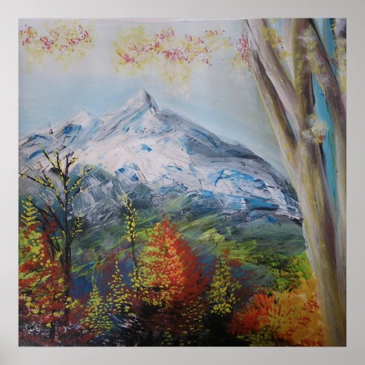 Paysage des Alpes 3 Poster (Vorne)