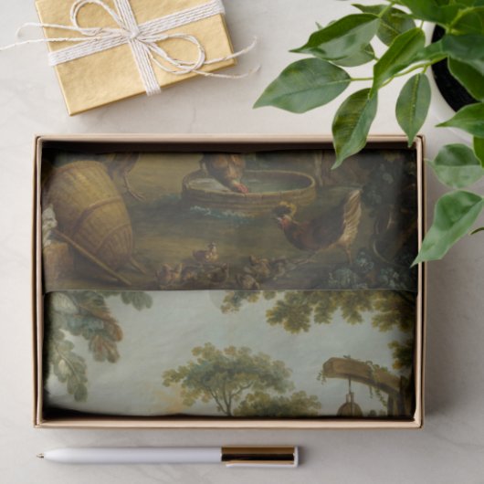 Paysage Rustique von Jean-Baptiste Huet Seidenpapier (Geschenk)