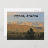 Payson Arizona Landschaftliches Foto Nordwüste Postkarte (Vorne/Hinten)