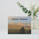 Payson Arizona Landschaftliches Foto Nordwüste Postkarte (Stehend Vorderseite)