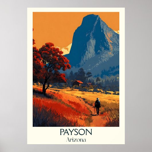 Payson Arizona Retro Travel Poster | Vintages Mogo (Vorne)