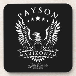 Payson Gila County Arizona Vintage Adler Getränkeuntersetzer