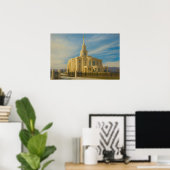 Payson Utah Temple Painting™ LDS Wall Art Poster (Heimbüro)
