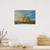 Payson Utah Temple Painting™ LDS Wall Art Poster (Küche)