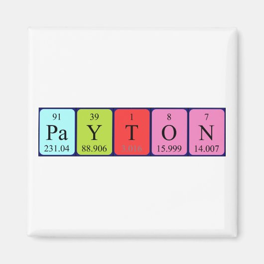 Payton Periodenmagnet Magnet (Vorne)