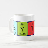 Payton Periodenname Tasse (Vorderseite Links)