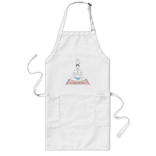 Paz Interior, Gato Exterior Lange Schürze (Vorne)