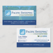 Pazifik-Fegen Visitenkarte (Vorne/Hinten)