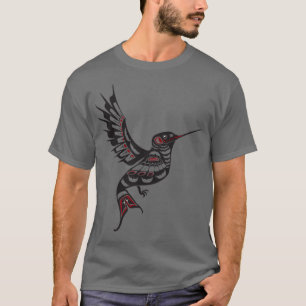 Pazifik Nordwest-Hummingvogel-Indianersalat T-Shirt