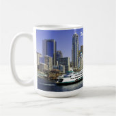 Pazifik Nordwest Seattle Ferry & Gebäude Kaffeetasse (Links)