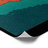 Pazifik Nordwest Vintage Plakatwiedergabe Poster (Ecke)