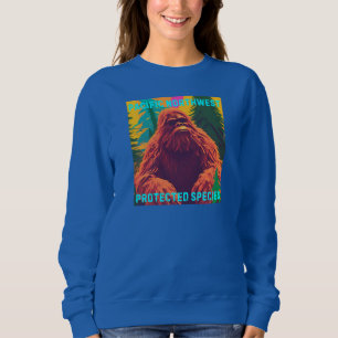 Pazifik Nordwestlich geschützte Arten Große Foot Sweatshirt