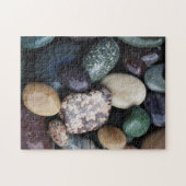 Pazifik NordwestUSA, farbenfrohe Flussfelsen Puzzle (Horizontal)