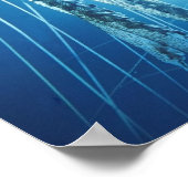 Pazifik_Ozean_Jellyfish Poster (Ecke)