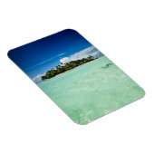 Pazifikinsel mit Palmen vertikaler Magnet (Rechte Seite)