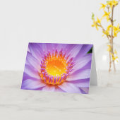 Pazifikinsel-Wasserlilie Karte (Gelbe Blume)