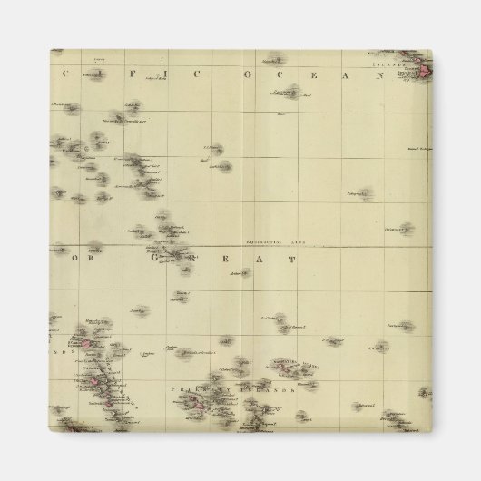 Pazifikinseln Magnet (Vorne)