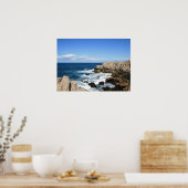 Pazifikküste, Cliffs Foto Poster (Küche)