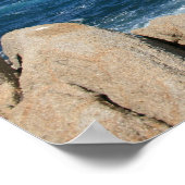 Pazifikküste, Cliffs Foto Poster (Ecke)