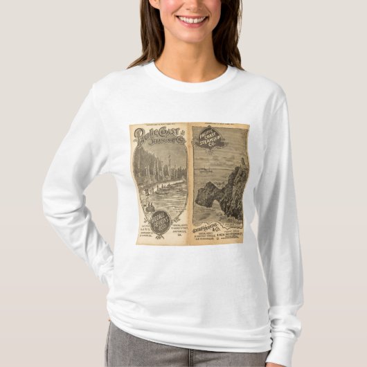 Pazifikküste-Dampfer-Firma 2 T-Shirt (Vorderseite)