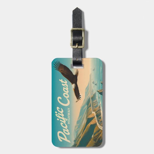 Pazifikküste Gepäckanhänger (Vorderseite vertikal)