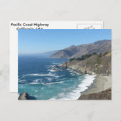 Pazifikküste Postkarte (Vorne/Hinten)
