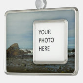 Pazifikküste - Redwood National Park Rahmen-Ornament Silber (Links)