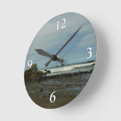 Pazifikküste - Redwood National Park Runde Wanduhr (Winkel)