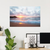 Pazifikküste Sonnenuntergang in Monterey, Kaliforn Poster (Heimbüro)