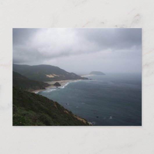 Pazifikküste von Highway 1 Postkarte (Vorderseite)