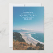 Pazifikküstenhochzeit Save the Date (Vorderseite)