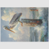 Pazifikpelikan Seidenpapier (Vorderseite)