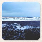 Pazifiksee Rechteckiger Pappuntersetzer (Vorderseite)