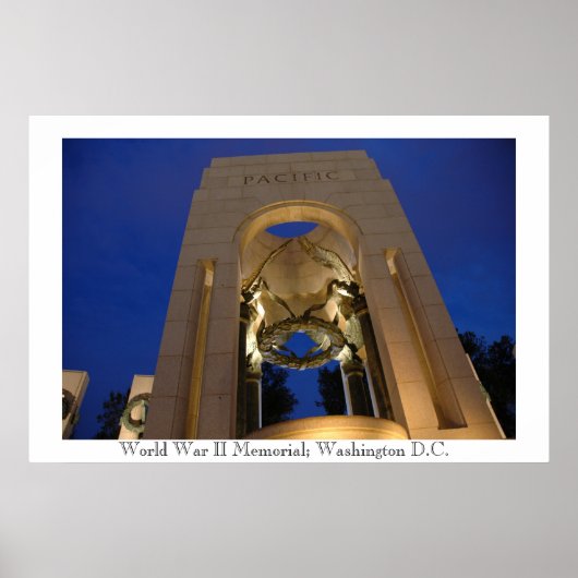 Pazifiktheater des Zweiten Weltkriegs Poster (Vorne)